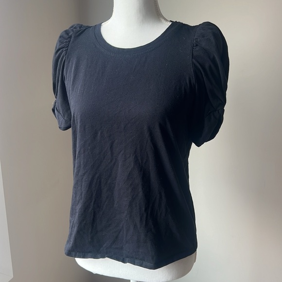 Design Lab Lord & Taylor Top with Ruffled Short Sleeves - Picture 3 of 10